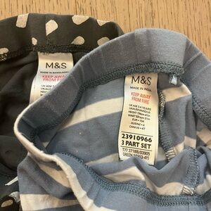 3T M&S  Pants Blue and Gray